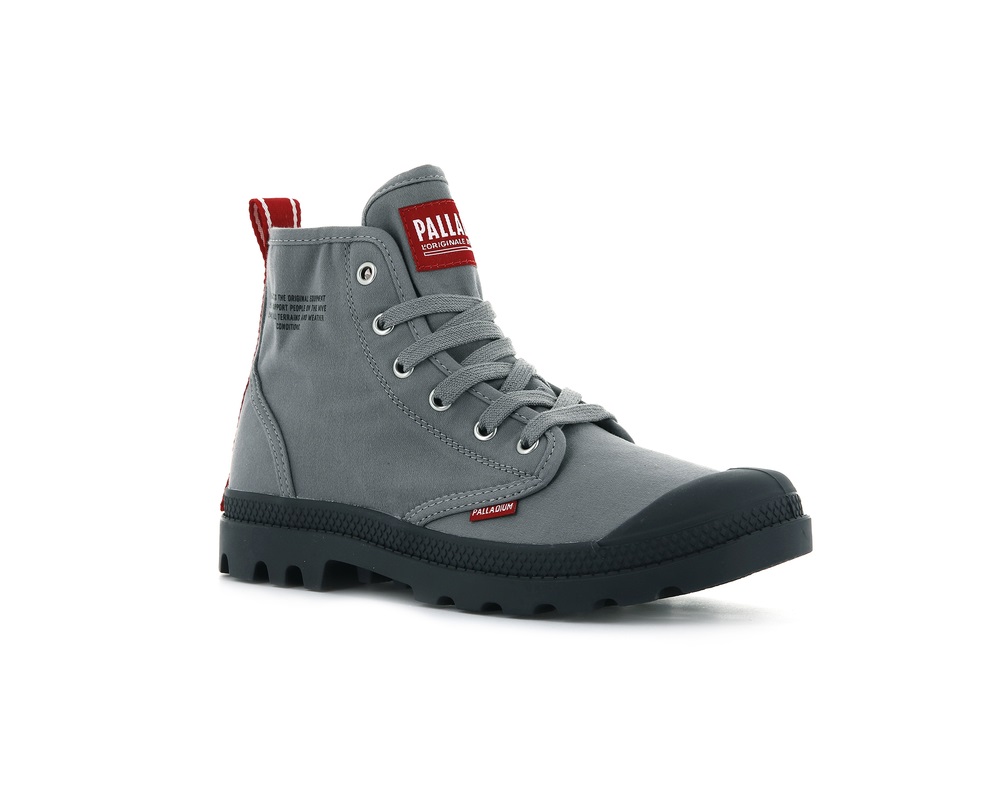 Botas Palladium PAMPA HI DARE Mujer Titanium | Costa Rica-35462